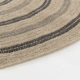 Rhonda In- & Outdoor Cottage Jute-Look Beige/Black Rug