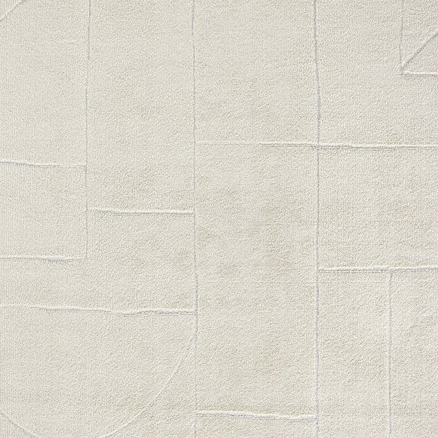 Lisa Scandi Modern High Pile Ivory/Off-White Rug