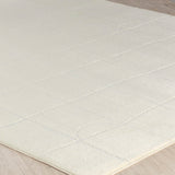 Hope Scandi Modern High Pile Ivory/Off-White Rug