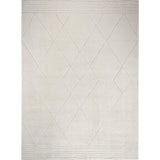 Hannah Berber Modern High Pile Ivory/Off-White Rug
