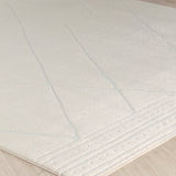 Hannah Berber Modern High Pile Ivory/Off-White Rug