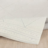 Hannah Berber Modern High Pile Ivory/Off-White Rug