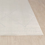 Hannah Berber Modern High Pile Ivory/Off-White Rug