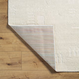 Rita Scandi Modern High Pile Ivory/Off-White Rug