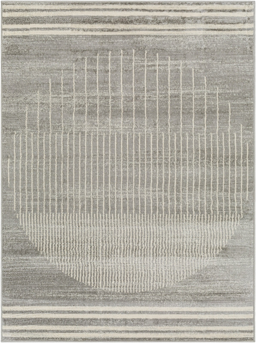 Enso Scandi Geometric Medium Grey Rug - Image 1