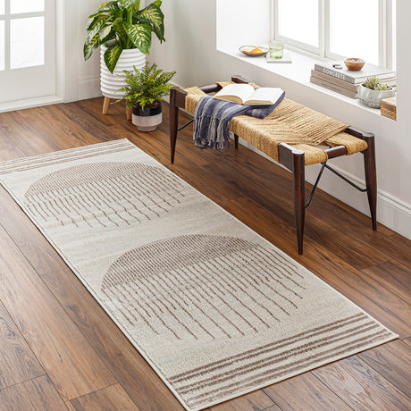 Enso Scandi Geometric Light Brown Rug - Image 2