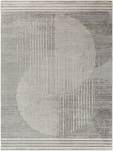 Enso2 Scandi Geometric Light Grey Rug