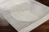 Enso2 Scandi Geometric Light Grey Rug