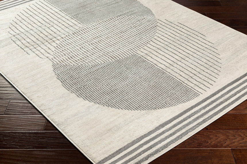 Enso2 Scandi Geometric Medium Grey Rug