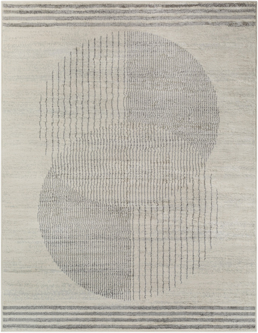 Enso2 Scandi Geometric Grey Rug - Image 1