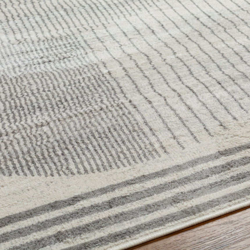 Enso2 Scandi Geometric Grey Rug - Image 3