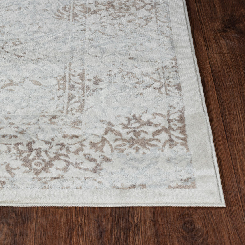 Hazel Vintage Oriental Boho Tan/Ivory Rug