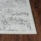Hazel Vintage Oriental Boho Grey/Ivory Rug