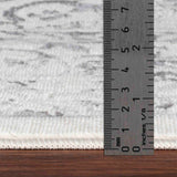 Hazel Vintage Oriental Boho Grey/Ivory Rug