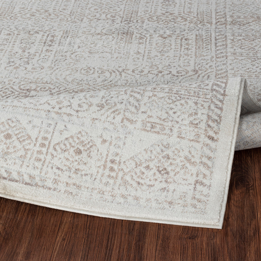 Dania Vintage Oriental Boho Tan/Grey Rug - Image 4