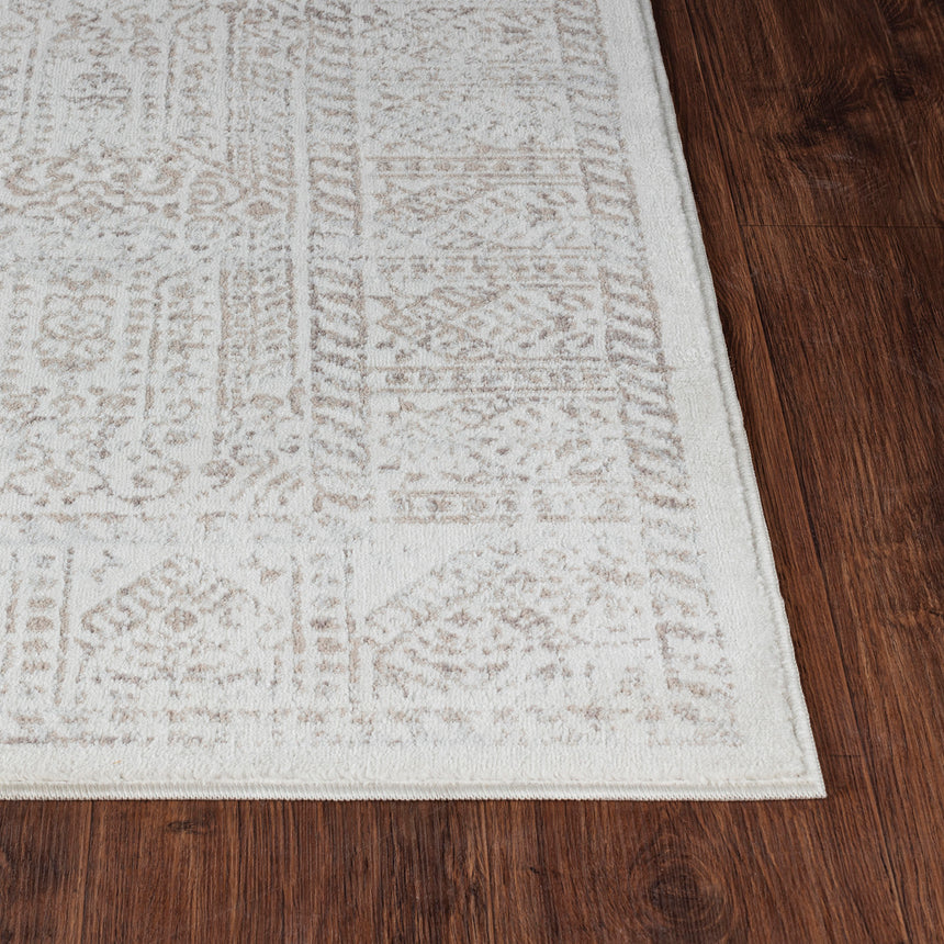 Dania Vintage Oriental Boho Tan/Grey Rug - Image 5