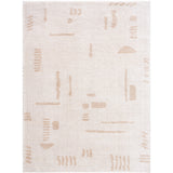 Soline Machine Washable Modern Shaggy Beige Rug