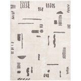 Soline Machine Washable Modern Shaggy Charcoal Rug