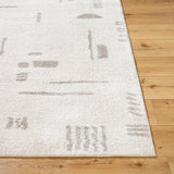 Soline Machine Washable Modern Shaggy Medium Grey Rug