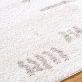 Soline Machine Washable Modern Shaggy Medium Grey Rug