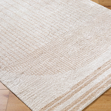 Enso3 Machine Washable Modern Shaggy Beige Rug - Image 6