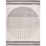 Enso3 Machine Washable Modern Shaggy Charcoal Rug