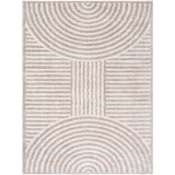 Pauline Machine Washable Modern Shaggy Medium Grey Rug