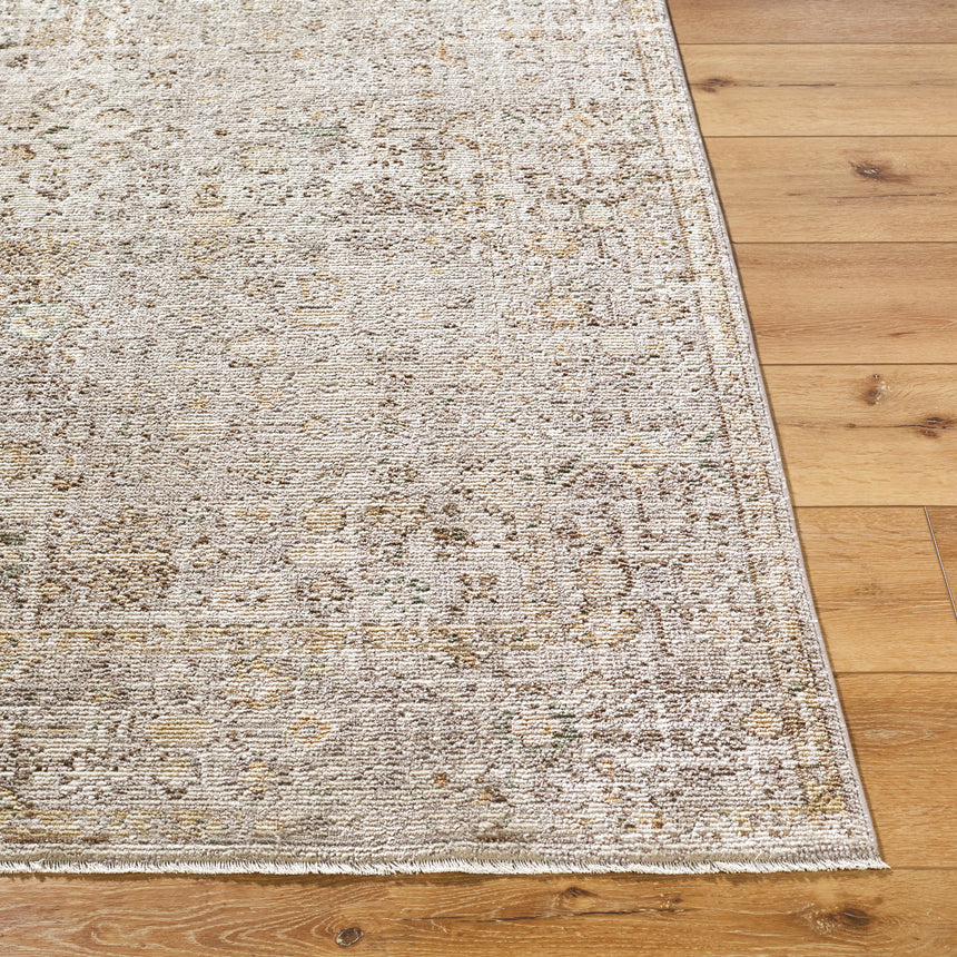 Myrtle Avenue I Galey Alix x Livabliss Vintage Oriental Boho Taupe/Cream Rug