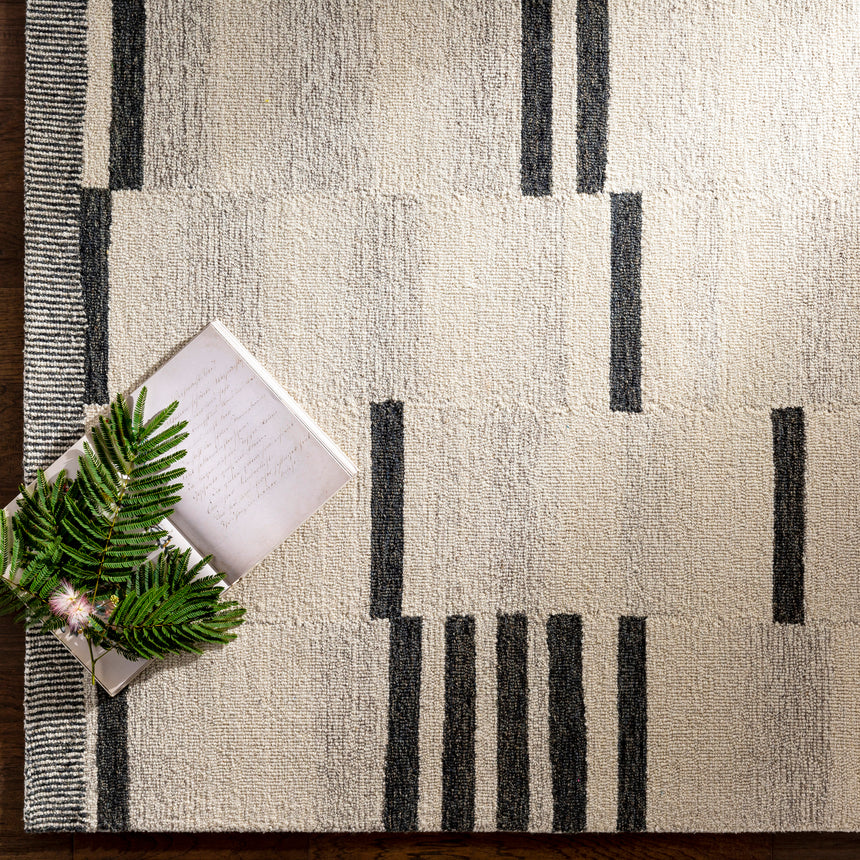 Kaaya Hand-Tufted Global Wool Beige Rug