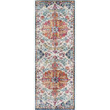 Lou Vintage Oriental Boho Saffron/Navy Rug