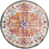 Lou Vintage Oriental Boho Saffron/Navy Rug