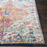 Lou Vintage Oriental Boho Saffron/Navy Rug