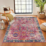 Kush Vintage Oriental Boho Burgundy Rug