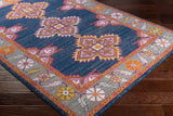 Ellington Vintage Oriental Boho Navy/Gray Rug - Image 6