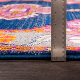 Ellington Vintage Oriental Boho Navy/Gray Rug - Image 7