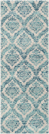 Malti Vintage Oriental Boho Teal Rug