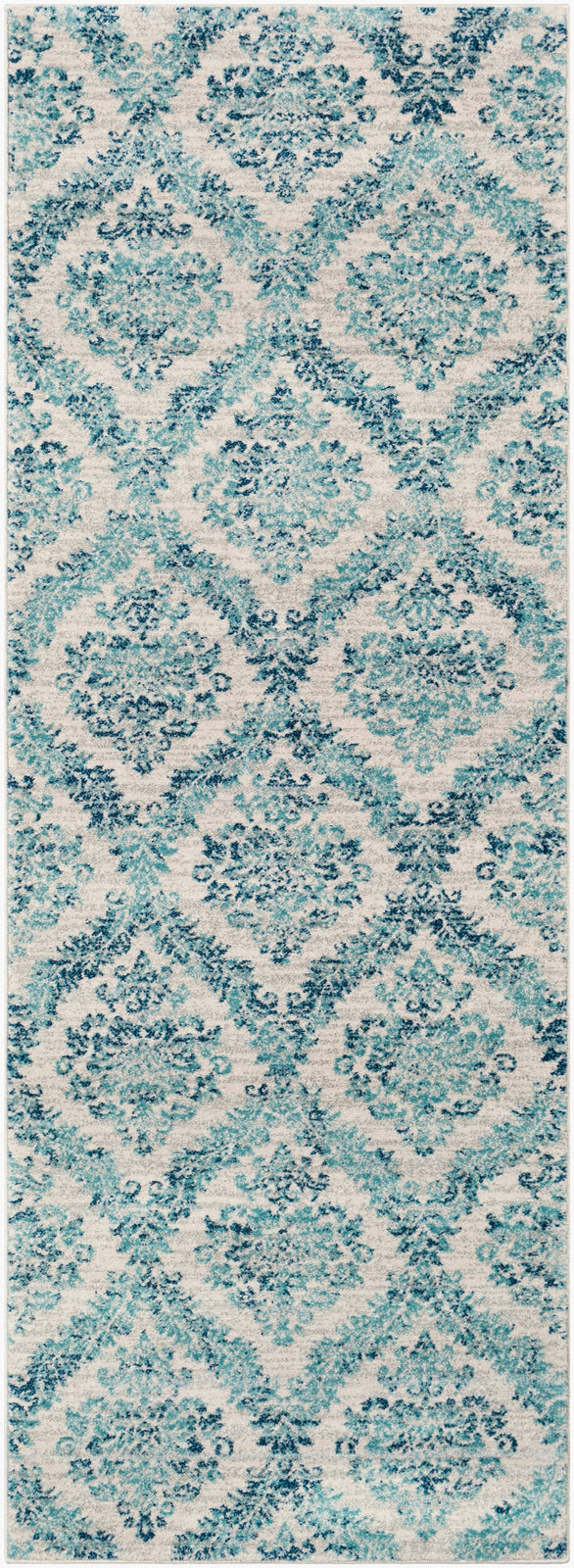Malti Vintage Oriental Boho Teal Rug