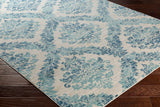 Malti Vintage Oriental Boho Teal Rug