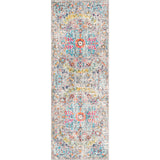 Lou Vintage Oriental Boho Teal/Beige Rug