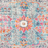 Lou Vintage Oriental Boho Teal/Beige Rug
