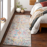 Lou Vintage Oriental Boho Teal/Beige Rug