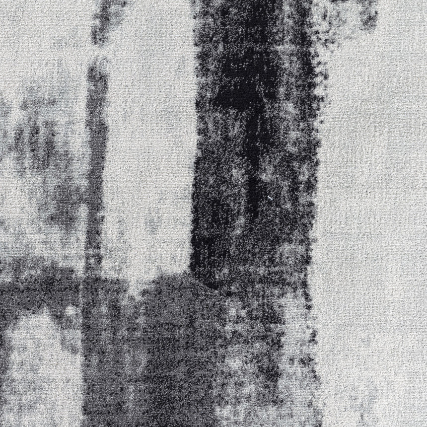 Daisy Abstract Modern Marble Grey Rug - Image 8