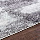 Daisy Abstract Modern Marble Grey Rug - Image 3