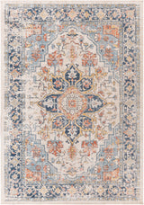 Selma In- & Outdoor Oriental Boho Dark Blue Rug