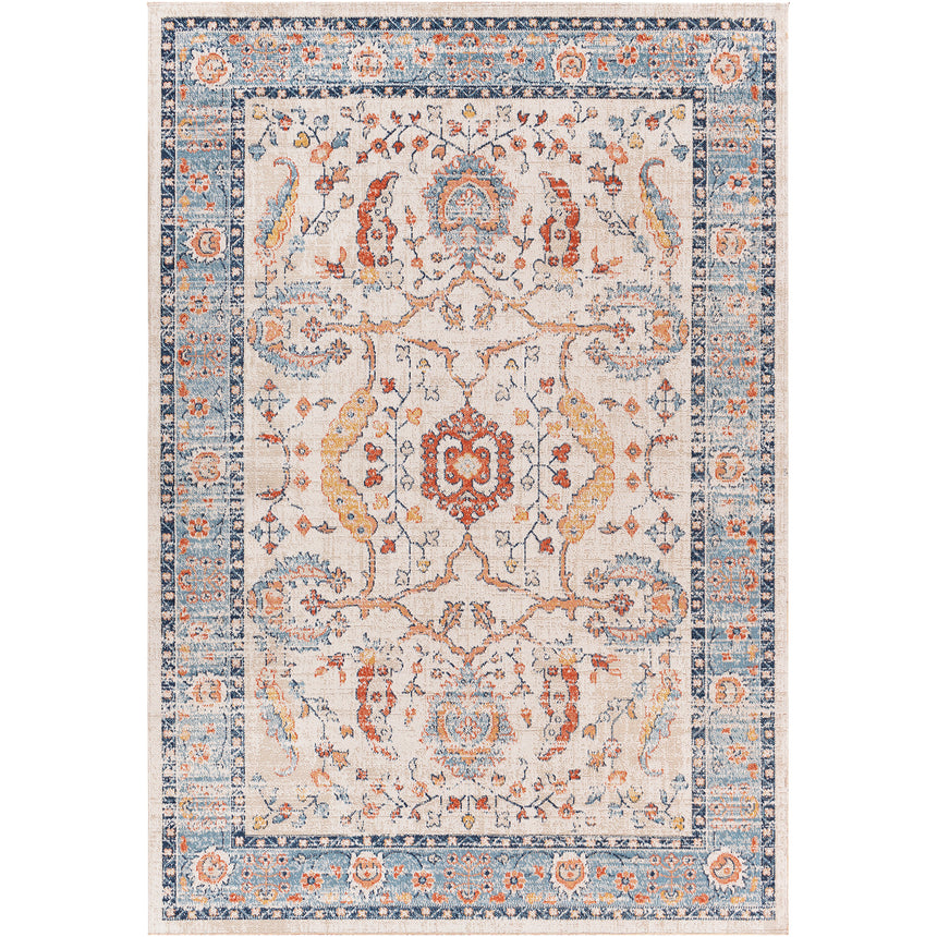 Galilea In- & Outdoor Oriental Boho Burnt Orange Rug