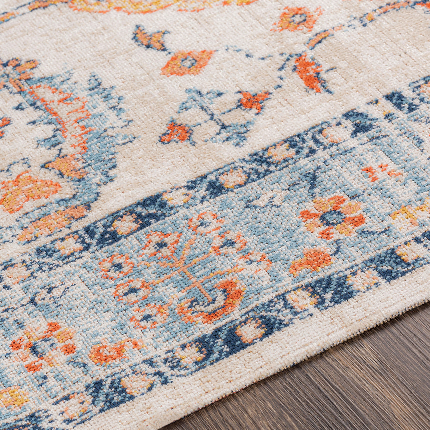 Galilea In- & Outdoor Oriental Boho Burnt Orange Rug
