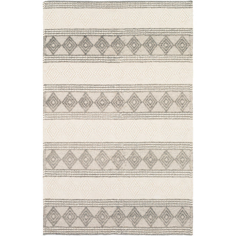 Tarini Hand-Woven Cottage Wool Charcoal Rug - Image 1