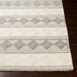 Tarini Hand-Woven Cottage Wool Charcoal Rug