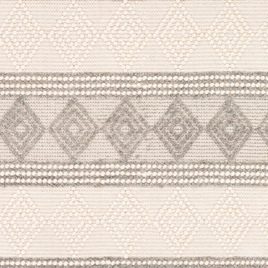 Tarini Hand-Woven Cottage Wool Charcoal Rug