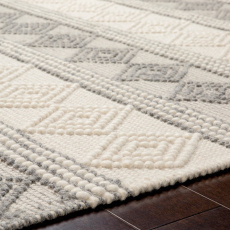 Tarini Hand-Woven Cottage Wool Charcoal Rug - Image 3